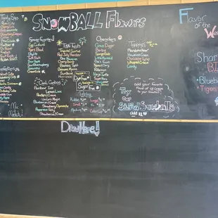 All of the snowball flavors.  There are so many!