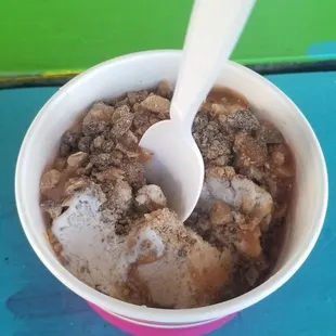 6/24/20 a tasty treat, but next time I will try an iced treat with a little blueberry