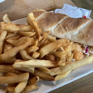 Shrimp Po' Boy & Fries