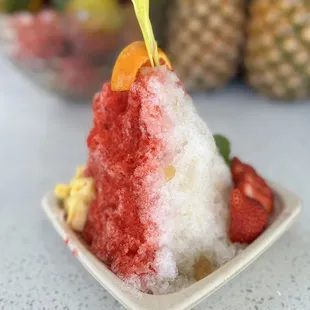 Salted lemon and strawberry