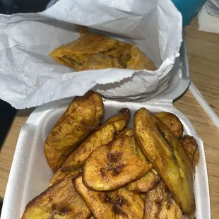 Fried Plantain Beef Patties
