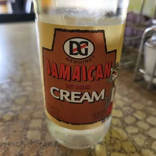 Jamaican cream soda is tasty!