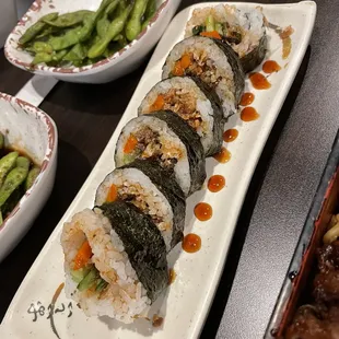 Salmon skin REGULAR SUSHI ROLLS
