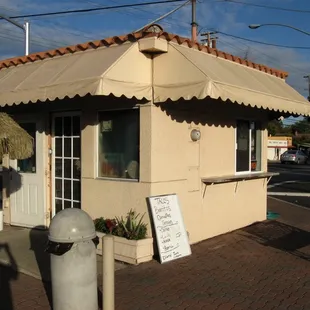 View from parking lot