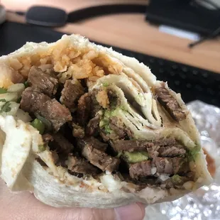Carne Asada Burrito