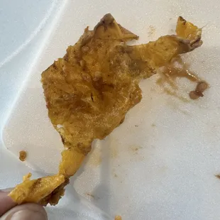 a piece of chicken