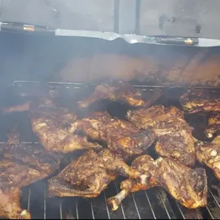 WALLA!!! MAGIC!!! From the Grill Jamaican Jerk Chicken. ..