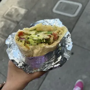 Veggie burrito
