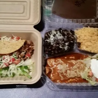 #7 Crispy Taco & Enchilada