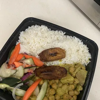Smile Jamaica (Coconut Curry Garbanzo Beans)