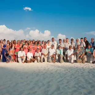 Here is a photo of the group who attended the wedding at Playacar Palace- great group and lots of fun!!