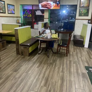 interior, sushi and sashimi