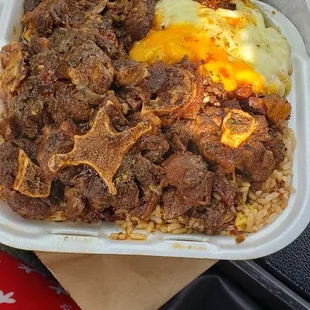 Oxtails plate
