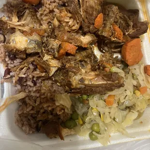 Large Brown Stew Chicken