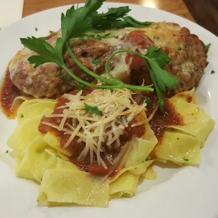 Eggplant parm that would feed three for $10.