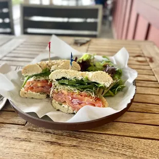 Lox Bagel Sandwich