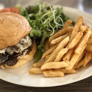 Wagyu-Mushroom Burger