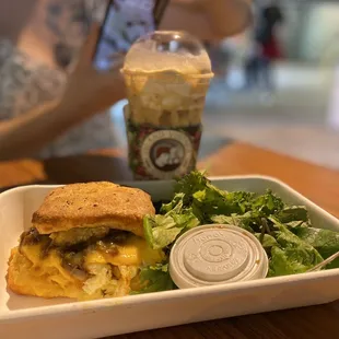 Sausage and Egg Bagel