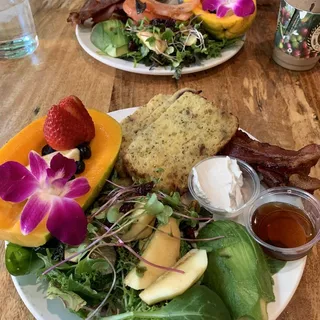 Gluten-Free Coconut Toast Plate