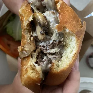 Wagyu-Mushroom Burger