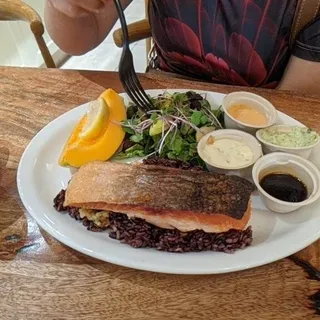 Grilled Salmon Plate