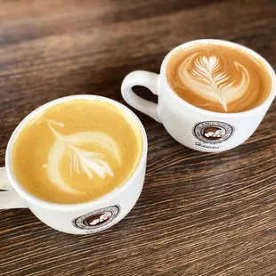 Honey and mocha latte