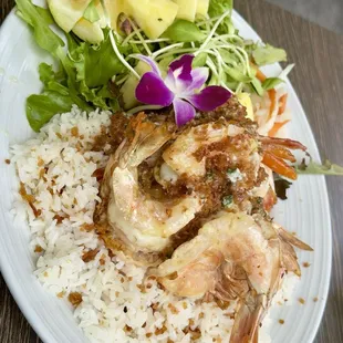 Garlic Shrimp Plate