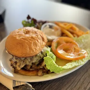 Wagyu Mushroom Burger