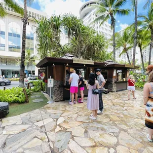 Exterior kiosk. Located at the cross streets of Kalakaua Ave. &amp; Seasisde Ave.