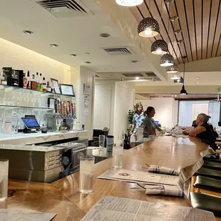 Inside - Bar seating
