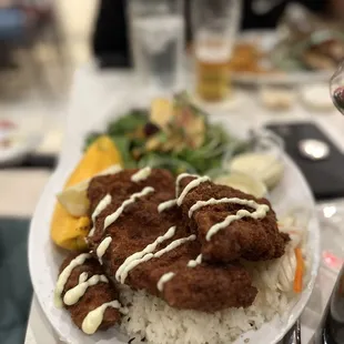 Panko crusted ahi