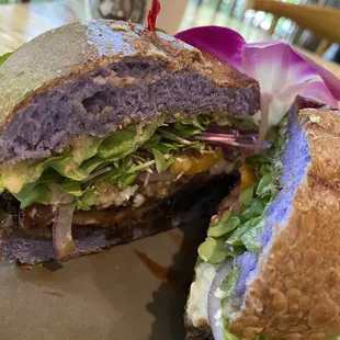 Grilled Mushroom Burger