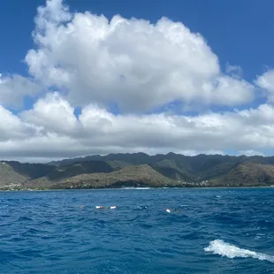 view from the boat