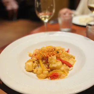 Seafood bowl Thai curry