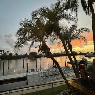 Beautiful sunset view, Island Way Grill Restaurant, Clearwater Beach