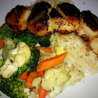 Blackened Scallops