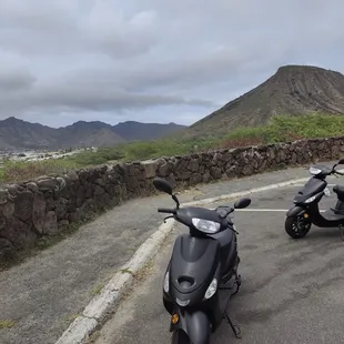 One of the many beautiful views you can see while riding a moped.