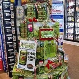 a display in a grocery store