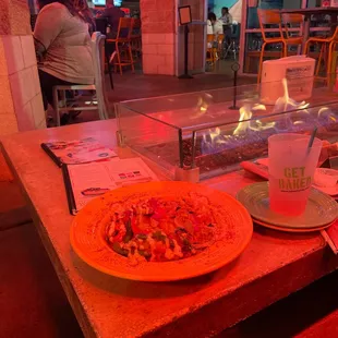 Sorry couldn&apos;t not stop eating my Caribbean Shrimp plate to display the entire show case next time!