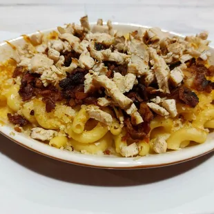 Daddy Mac with added grilled chicken