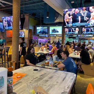 It's always busy here! Tammy is with me.