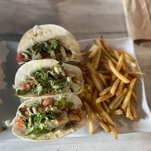 Baja Fish Tacos Tacos Trio