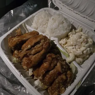 Honey garlic chicken