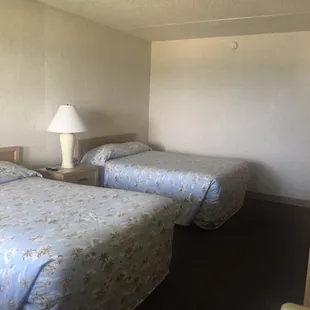 Dated, but clean. The beds were comfortable.