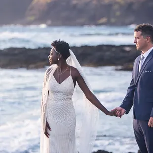 Married at Makapu&apos;u Beach Oahu