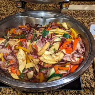 Salad Bar.... Roasted Vegetables