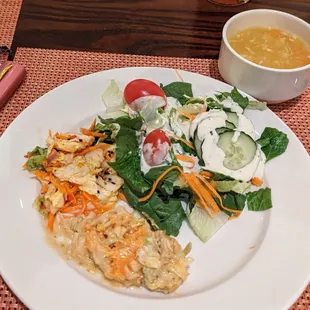 Salad Bar and Soup plate