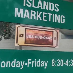 Please note the new number. Our old number is unavailable . We are working to fix telephone line issues. 808-888-0442.