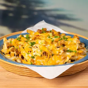 a bowl of macaroni and cheese