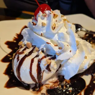 Lava cake, free with birthday coupon